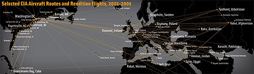 Selected CIA Aircraft Routes and Rendition Flights 2001-2006