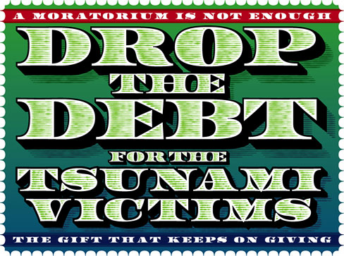 Drop the Debt for the Tsunami Victims
