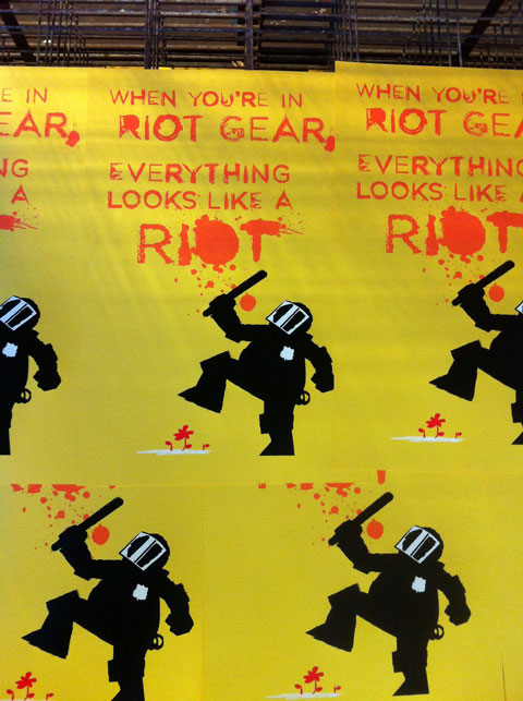 When in Riot Gear, screened