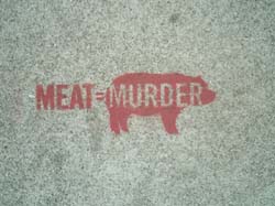 MEAT = MURDER