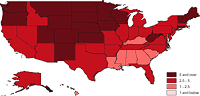 Map of U.S. incarceration.