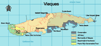 Navy map of Viéques