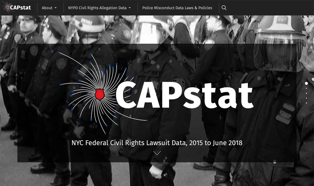 CAPstat.nyc home page design